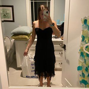 Nine West Long Formal Dress Black - size 4